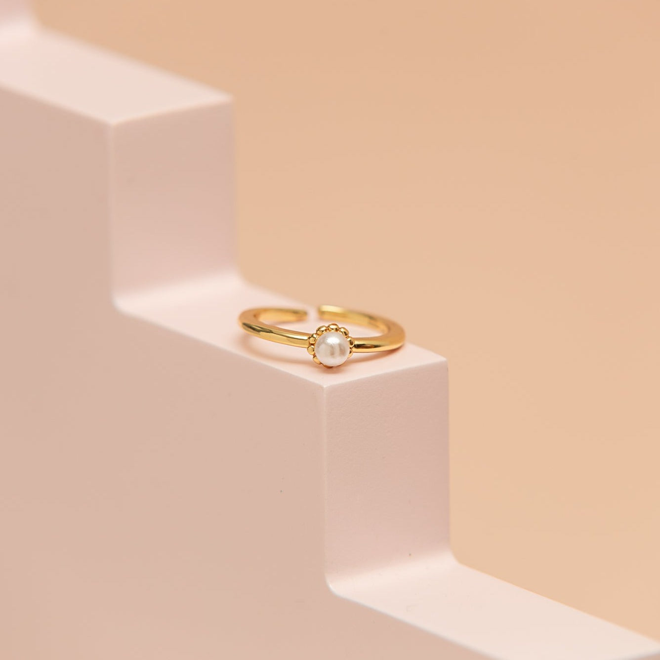 Anillo Flor de Perlita