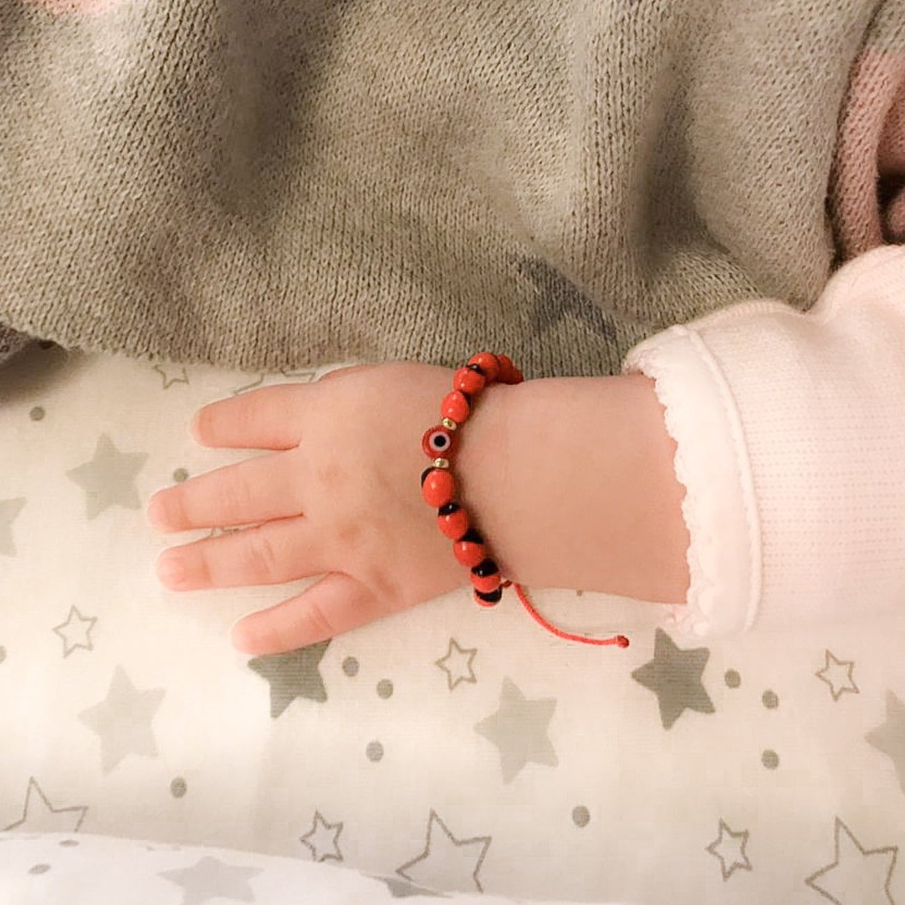 Pulsera Lia Huayruro Para Bebé *