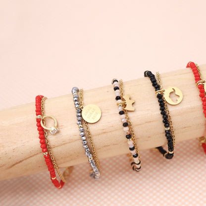 Pulsera Rafaella Tonos Tierra Perrito