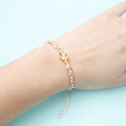 Pulsera Zoe Tonos Salmón - Luna